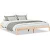 vidaXL Letto extra lungo in legno massiccio senza materasso 200x220 in legno di pino