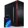 Greed® Basic V2 PC - AMD Ryzen 5 4600G - Computer Fisso per ufficio - 4,2 GHz - 8 GB RAM DDR4 - 256 GB SSD - DVD+RW - USB 3.1 - WiFi - Win 11 Pro