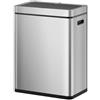 EKO - Portarifiuti Mirage Plus Sensor Recycler 30+30 litri - Acciaio inox Plastica - Acciaio inox opaco
