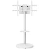 Techly Supporto mobile Techly per TV 37-86" fino a 50 kg, ripiano regolabile, supporto AV