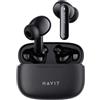 Havit Cuffie wireless Havit TW967, TWS, Bluetooth 5.1, 40mAh (cuffie), 300mAh (custodia di ricarica), nero