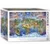 Sonstige Verlage Eurographics XXL-Puzzle Weltwunder, 5000 Teile, 152 x 102 cm, 8520-5880