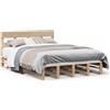 vidaXL Letto in legno massiccio senza materasso 150x200 cm in legno di pino
