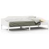 vidaXL Letto in legno massiccio senza materasso bianco 90x190 cm in legno di pino