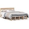 vidaXL Letto in legno massiccio senza materasso 120x190 cm in legno di pino