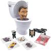 Skibidi Toilet Mystery Toilet: toilette interattiva a sorpresa con effetti sonori, mini figure e adesivi, divertente per i fan della serie virale di YouTube