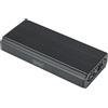 DIGITUS Digitus Contenitore per disco rigido USB M.2, SSD, esterno, NVMe, 40Gbps, USB 4.0, alluminio, senza attrezzi