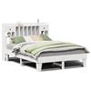 vidaXL Letto in legno massiccio senza materasso bianco 140x190 cm in legno di pino