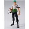 Bandai Tamashii Nations One Piece S.H.Figuarts figura d'azione Roronoa Zoro Romance Dawn Ver. 15 cm