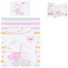 Chipolino Set di biancheria da letto Chipolino 5 pezzi, piumone 95 x 125 cm cuscino 35 x 45 cm stelle rosa
