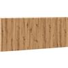 vidaXL Testata in rovere Artisan 200x1,5x80 cm Materiale a base di legno