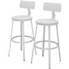 VICCO Sgabelli da bar Vicco Caracas Bianco 34 x 102 cm Set di 2, Model 50038