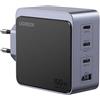 Ugreen Nexode S 100W 4-Port GaN Fast Charger EU grigio Computer mobile, telefono cellulare, computer portatile, power bank, tablet Grigio AC Indoor