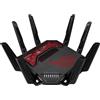 ASUS ROG Rapture GT-BE19000 router wireless Multi-Gigabit Ethernet Tri-band (2,4 GHz / 5 GHz / 6 GHz) Nero, Rosso