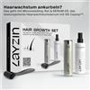 LAYZIN Set di cure LAYZIN per una crescita sana dei capelli | stimola la crescita dei capelli | set composto da dermaroller con testina con microaghi da 1,2 mm e SERUM 06 per la caduta dei capelli