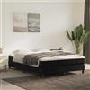 vidaXL Materasso a molle, nero, 140X220X20 Cm, velluto Lumarko!