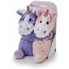 Greenlife Value Cuscino termico Warmies Peluche morbido per microonde al profumo di lavanda Abbracciare gli unicorni