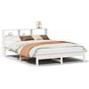 vidaXL Letto in legno massiccio senza materasso bianco 140x190 cm in legno di pino
