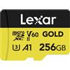 Lexar Scheda LEXAR microSDXC Gold Series UHS-II 256 GB V60