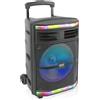 Pyle Partybox - Grande altoparlante Bluetooth, sistema PA, jukebox, karaoke box, 600W, subwoofer da 10", jukebox portatile con batteria ricaricabile