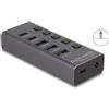 DELOCK USB 5 Gbps Hub 2xUSB Typ-A & 2x USB Type-C Bu.
