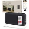 Mill CO1200WIFI3Black - Convettore di design integrato WiFi - 1200 Watt - 18m2 - 100% silenzioso