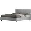 ITYHOME - Letto senza rete 160x190 testata dritta cemento Demas