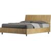 ITYHOME - Letto senza rete 160x190 testata inclinata quercia Demas