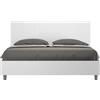 ITYHOME - Letto matrimoniale senza rete 160x190 bianco frassino New Egos