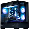 Zalman P30 V2, Mini Tower, PC, Nero, Micro ATX, Mini-ITX, Plastica, Acciaio, Vetro temperato, Gaming