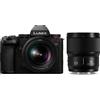 Panasonic Lumix S5II + S 20-60MM F3.5-5.6 + 50mm F1.8 MILC 24,2 MP CMOS 12000 x 8000 pixel Nero