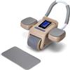 HMS Ka08 Ruota Per Addominali Automatica Abs Marrone Con Display Lcd E Ricarica Hms