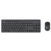 hama 00173056 hama WKM-200 Set di tastiera e mouse wireless nero