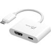 j5create JCA152-N Adattatore da USB-C a HDMI 4K con Power Delivery