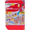 Jazwares POKÉMON ARENA - Zaino "Battaglia sulla spiaggia" + figura di Pikachu