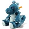 Steiff GmbH Steiff 087868 Stegosauro beffardo, peluche, 28 cm, azzurro