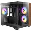 Antec 0-761345-10138-7 Antec Geh Mini CX600M WOOD ARGB_B Micro-ATX/Mini-ITX o.N. BK retail
