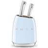 SMEG Deutschland GmbH Blocco di 6 coltelli blu Smeg KBSF02PB