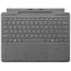 Microsoft Surface Pro Keyboard for Business - Tastiera - con trackpad, accelerometro, Surface Slim Pen 2 e caricatore - QWERTY - Inglese - Platino