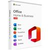 Microsoft Office Home & Business 2024, Suite per ufficio, Completo, 1 licenza, Codice in scatola, Windows 10, Windows 11, 4096 MB