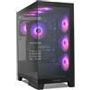 NOX Custodia ATX semi-tower Nox-Xtreme NXHUMMERGLOCKBK Nero