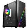 Unykach Mini Glayze Argb Custodia per Pc-tower Nero Nero Taglia unica