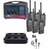 Albrecht Tectalk Worker 3 29827 PMR transceiver 6-piece set