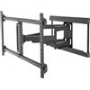 Goobay 71216 Pro Supporto a parete per TV Pro FULLMOTION (XL), nero - supporto per televisori da 43 a 90 pollici (109 - 229 cm), max. 60 kg, completamente mobile (orientabile, inclinabile, regolabile lateralmente)