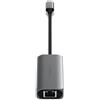 Satechi, Hub USB-C 4-in-1 con Ethernet da 2,5 Gbit Alluminio, Grigio