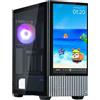 zalman z10 ds nero case pc midi-tower nero con display lcd