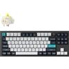 Keychron Tastiera meccanica senza fili Keychron Q3 Max QMK/VIA, Hot-Swap, QWERTY US, manopola, RGB, nero carbonio, Gateron Jupiter Banana Q3M-M4