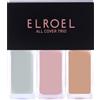 Elroel All Cover Trio Mini trio di correttori, 4,5 g