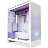 NZXT H7 Flow RGB 2024 Vetro temperato USB 3.2 Bianco