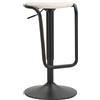 Mauro Ferretti sgabello da bar Destiny Ø 41x61-83 cm nero bianco